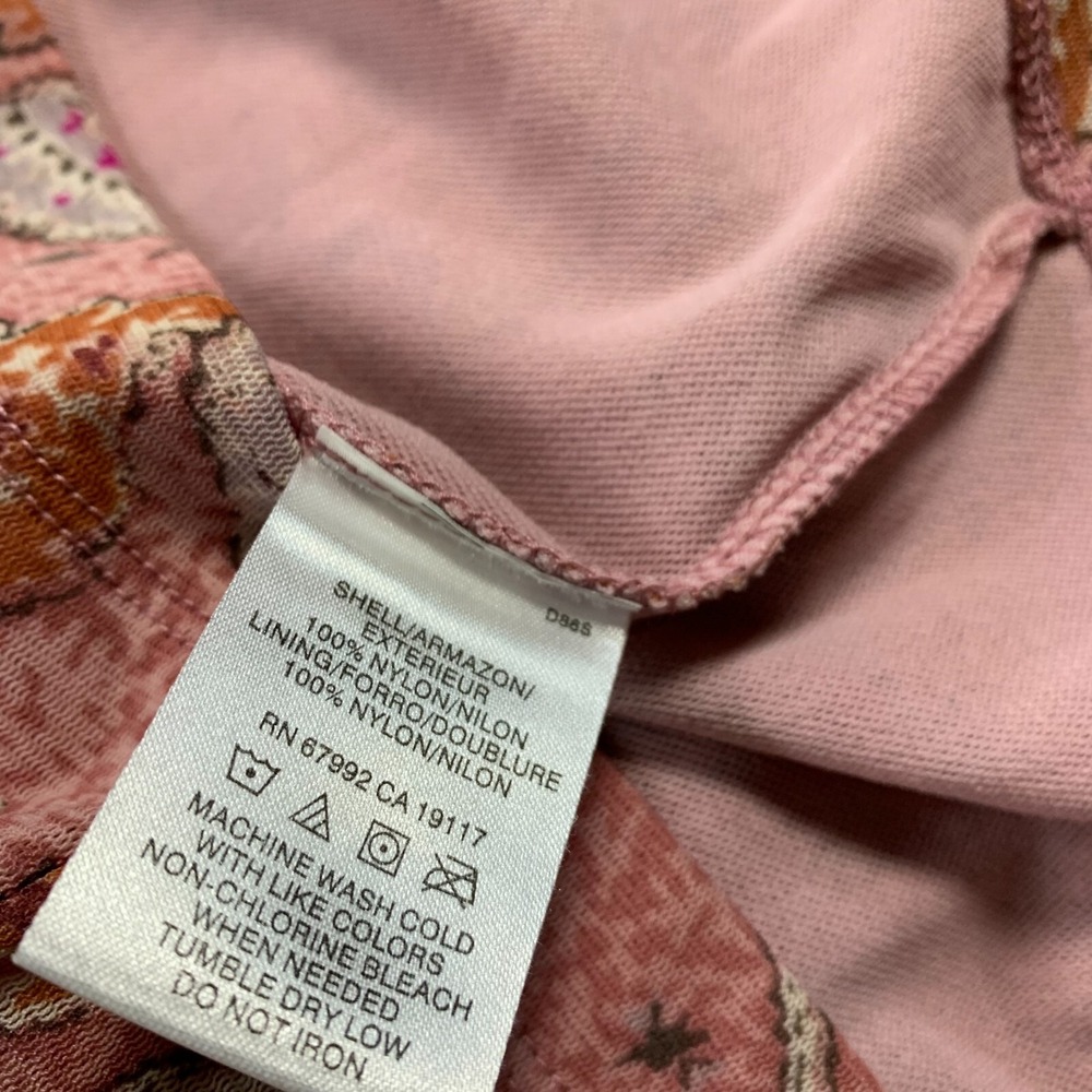 SIGRID OLSEN Blouse Womens 1X Top Paisley Pink - Picture 8 of 8